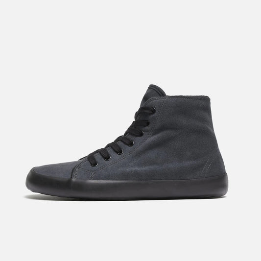 Bohempia - Olen Charcoal & Black - Botines de invierno barefoot-Bohempia-Cacles Barefoot-Tienda de calzado barefoot respetuoso minimalista