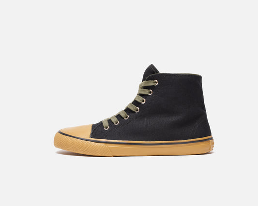 Bohempia - Orik 2.0 Army - Deportivas barefoot de caña alta-Bohempia-Cacles Barefoot-Tienda de calzado barefoot respetuoso minimalista