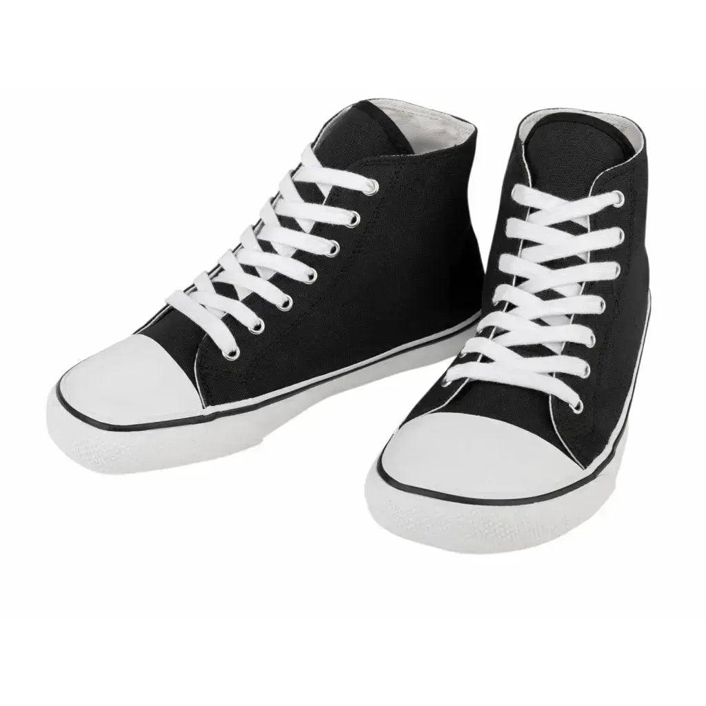 Bohempia - Orik 2.0 Black & White - Zapatillas barefoot de caña alta veganas unisex negras