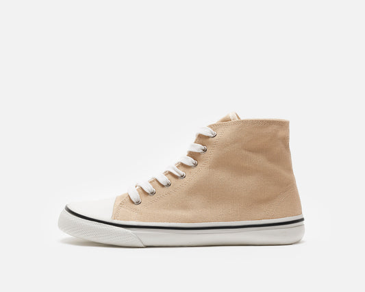 Bohempia - Orik 2.0 Tan & White - Deportivas barefoot de caña alta-Bohempia-Cacles Barefoot-Tienda de calzado barefoot respetuoso minimalista