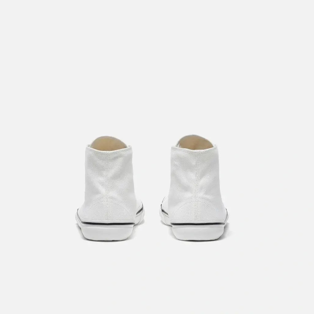 Bohempia - Orik 2.0 White & White - Deportivas barefoot de caña alta