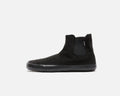Bohempia - Rola Black & Black - Botas chelsea barefoot veganas unisex negras