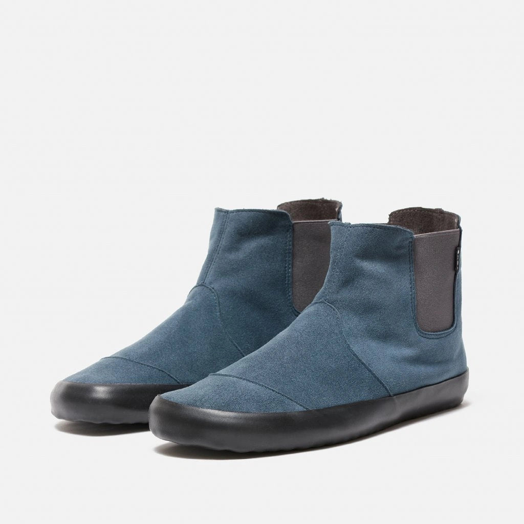 Bohempia - Rola Grey & Black - Botas chelsea barefoot-Bohempia-Cacles Barefoot-Tienda de calzado barefoot respetuoso minimalista