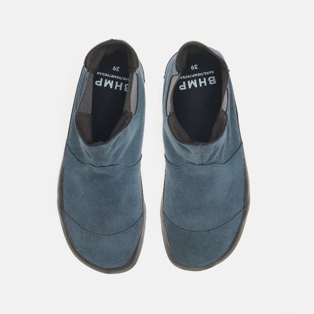 Bohempia - Rola Grey & Black - Botas chelsea barefoot-Bohempia-Cacles Barefoot-Tienda de calzado barefoot respetuoso minimalista