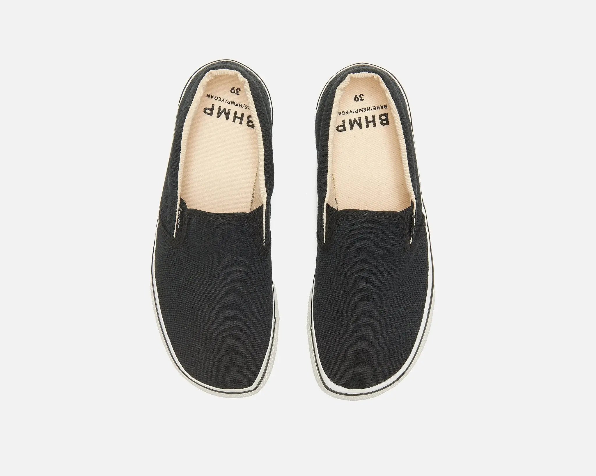 Bohempia - Velik Black & White - Slip ons barefoot negras