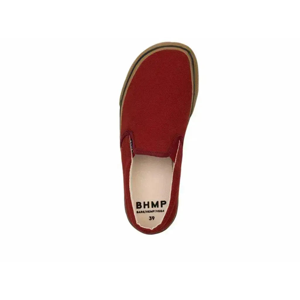 Bohempia Velik Burgundy & Gum - Zapatillas sin cordones barefoot unisex granate