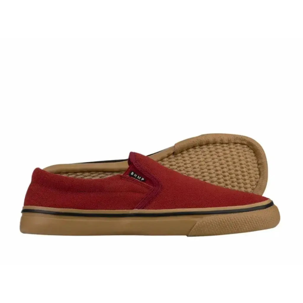 Bohempia Velik Burgundy & Gum - Zapatillas sin cordones barefoot unisex granate