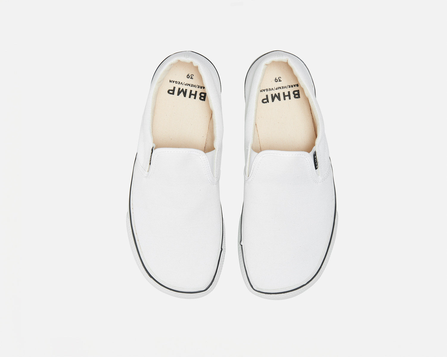 Bohempia - Velik White & White - Slip ons barefoot-Bohempia-Cacles Barefoot-Tienda de calzado barefoot respetuoso minimalista