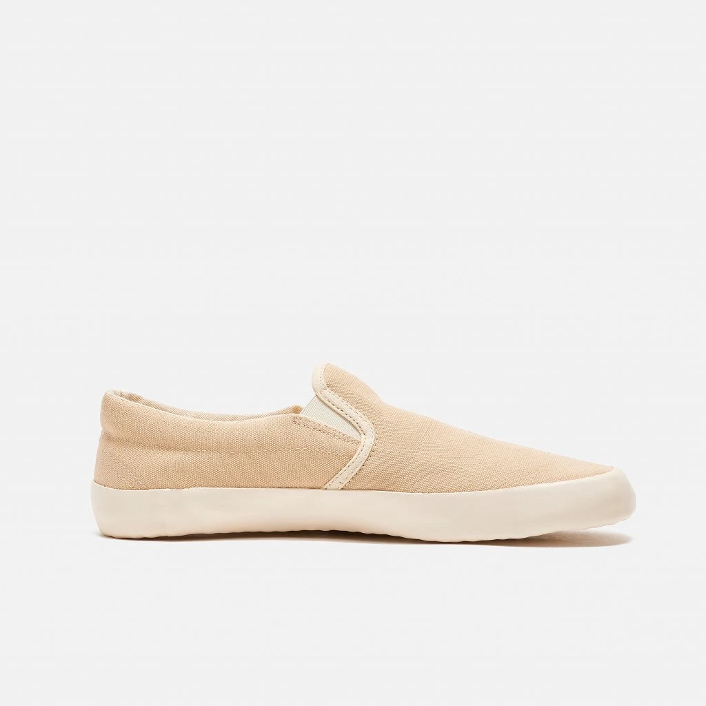 Bohempia – Vikla 2.0 Tan & Off White - Slip ons barefoot-Bohempia-Cacles Barefoot-Tienda de calzado barefoot respetuoso minimalista