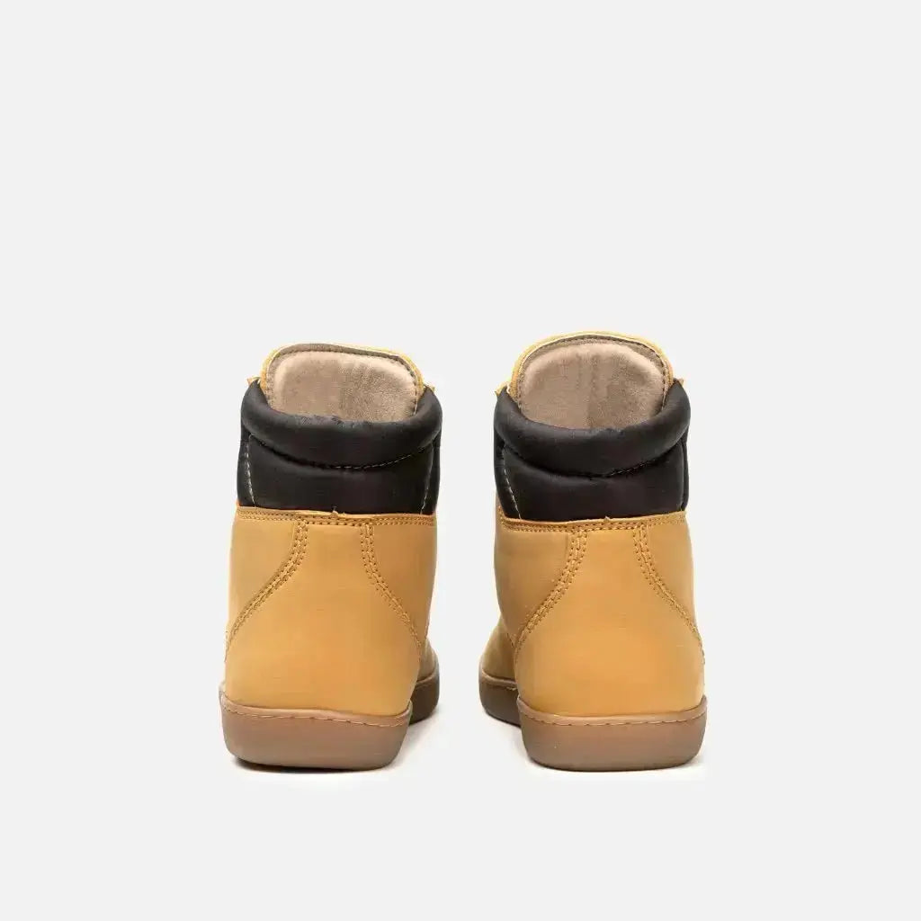 Bohempia - Yura Moutarde - Bottines barefoot unisexe d'automne