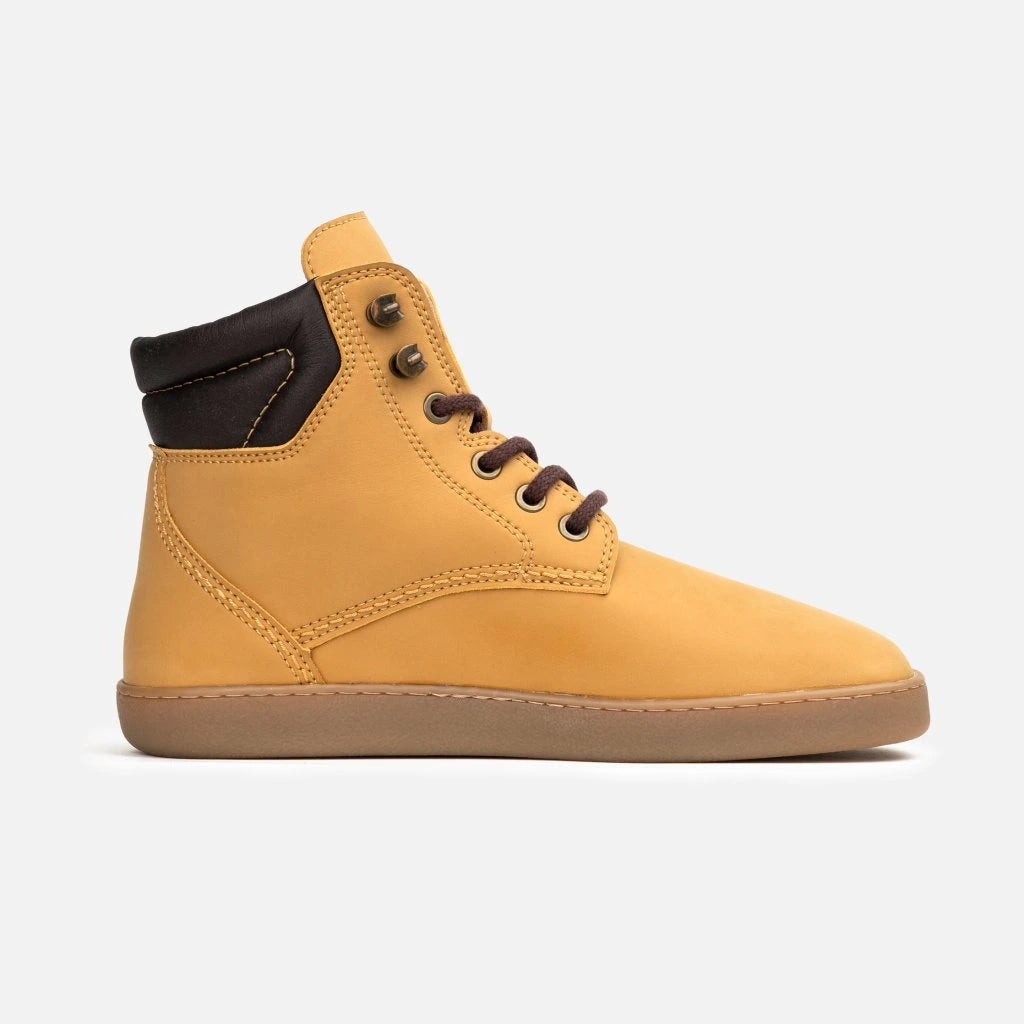 Bohempia - Yura Mustard - Botines barefoot otoñales unisex