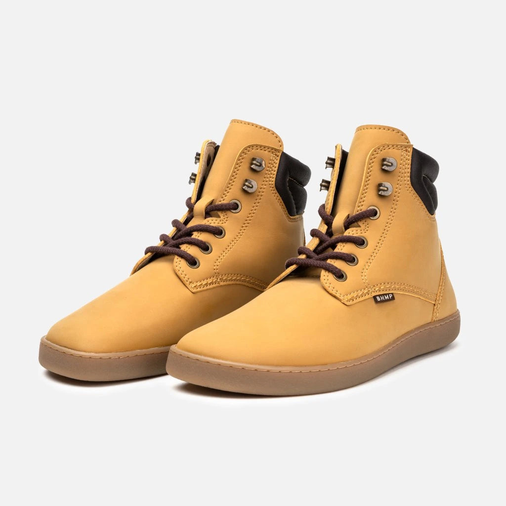 Bohempia - Yura Mustard - Botines barefoot otoñales unisex