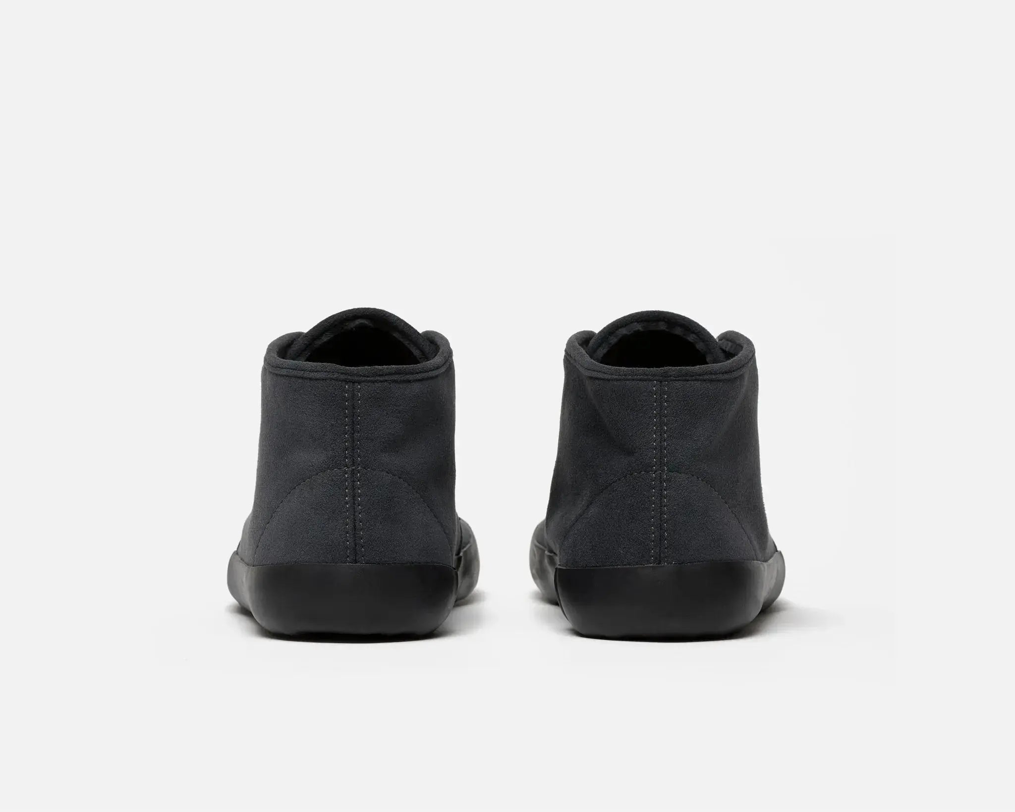 Bohempia - Zavid 2.0 Charcoal Black - Botines barefoot veganas unisex negras