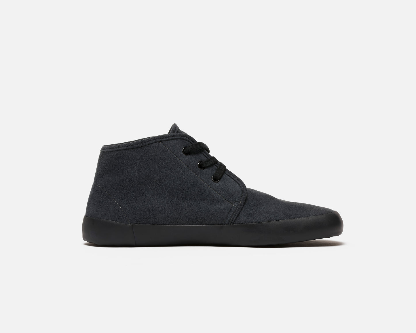 Bohempia - Zavid 2.0 Charcoal Black - Botines de cordones-Bohempia-Cacles Barefoot-Tienda de calzado barefoot respetuoso minimalista