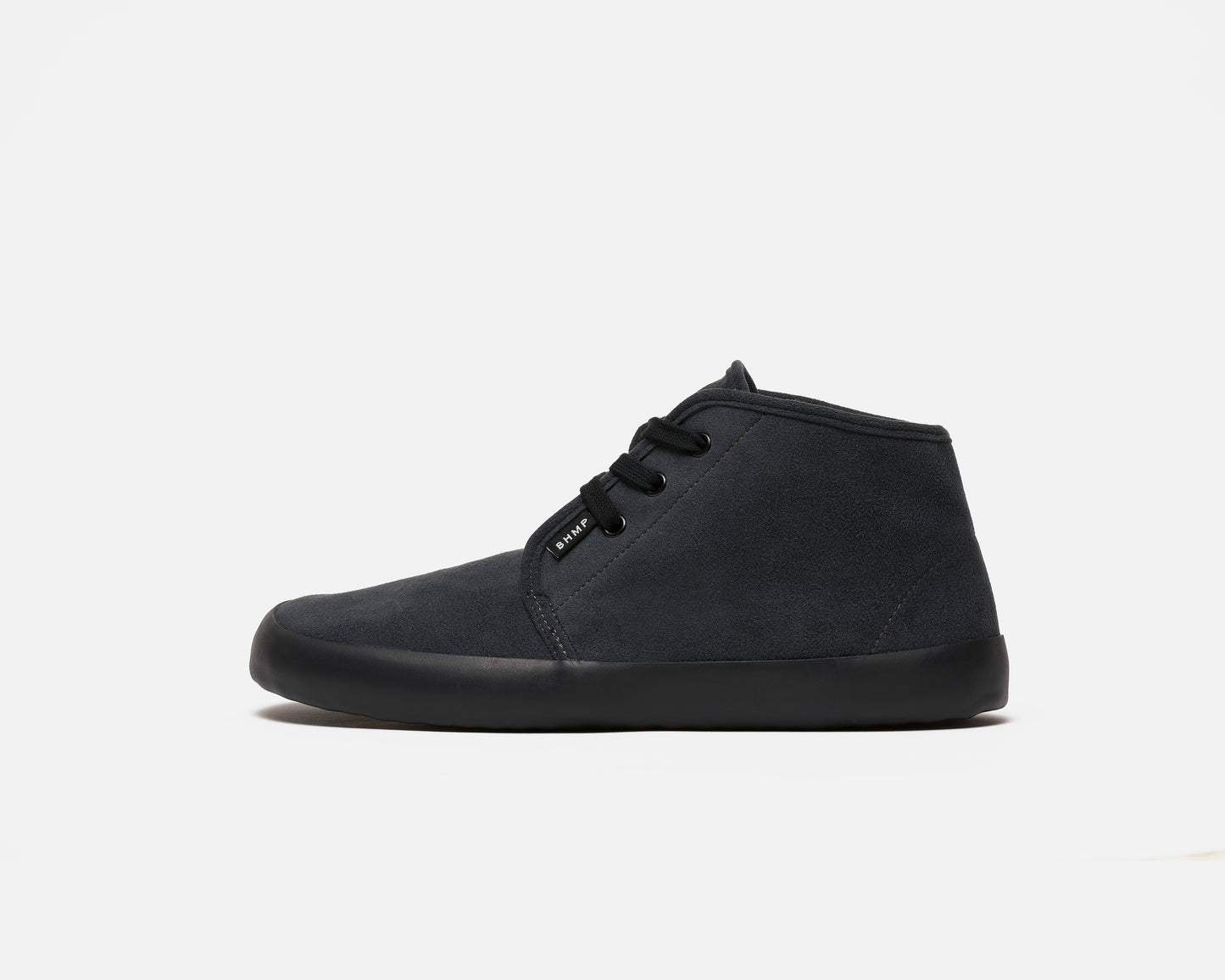 Bohempia - Zavid 2.0 Charcoal Black - Botines de cordones-Bohempia-Cacles Barefoot-Tienda de calzado barefoot respetuoso minimalista