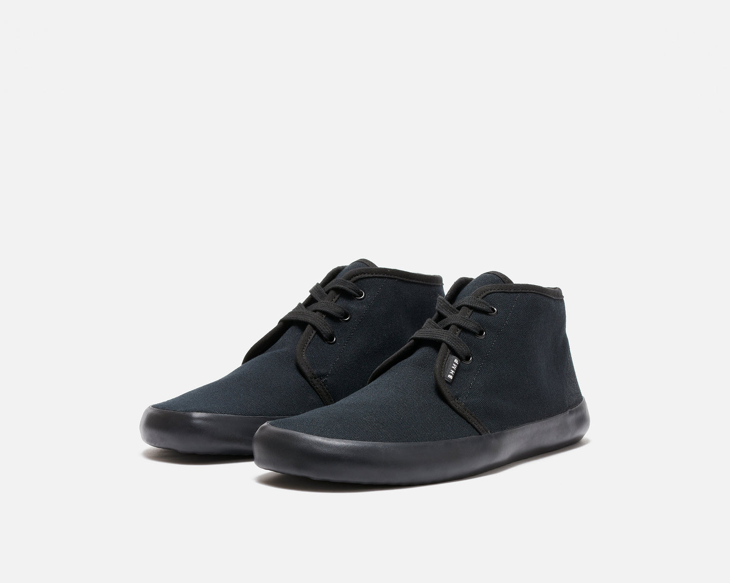 Bohempia - Zelek 2.0 Black & Black - Botines de cordones-Bohempia-Cacles Barefoot-Tienda de calzado barefoot respetuoso minimalista