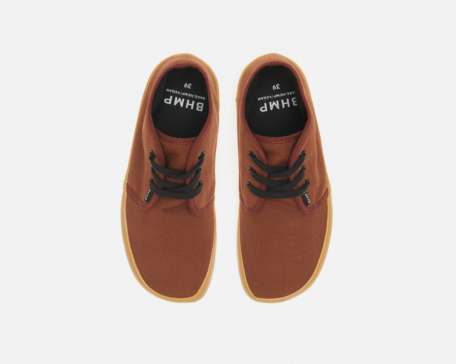 Bohempia - Zelek 2.0 Brown & Gum - Botines de cordones-Bohempia-Cacles Barefoot-Tienda de calzado barefoot respetuoso minimalista