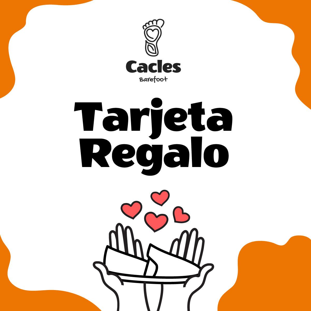 Cacles Barefoot - Tarjeta de regalo-Cacles Barefoot-Cacles Barefoot-Tienda de calzado barefoot respetuoso minimalista