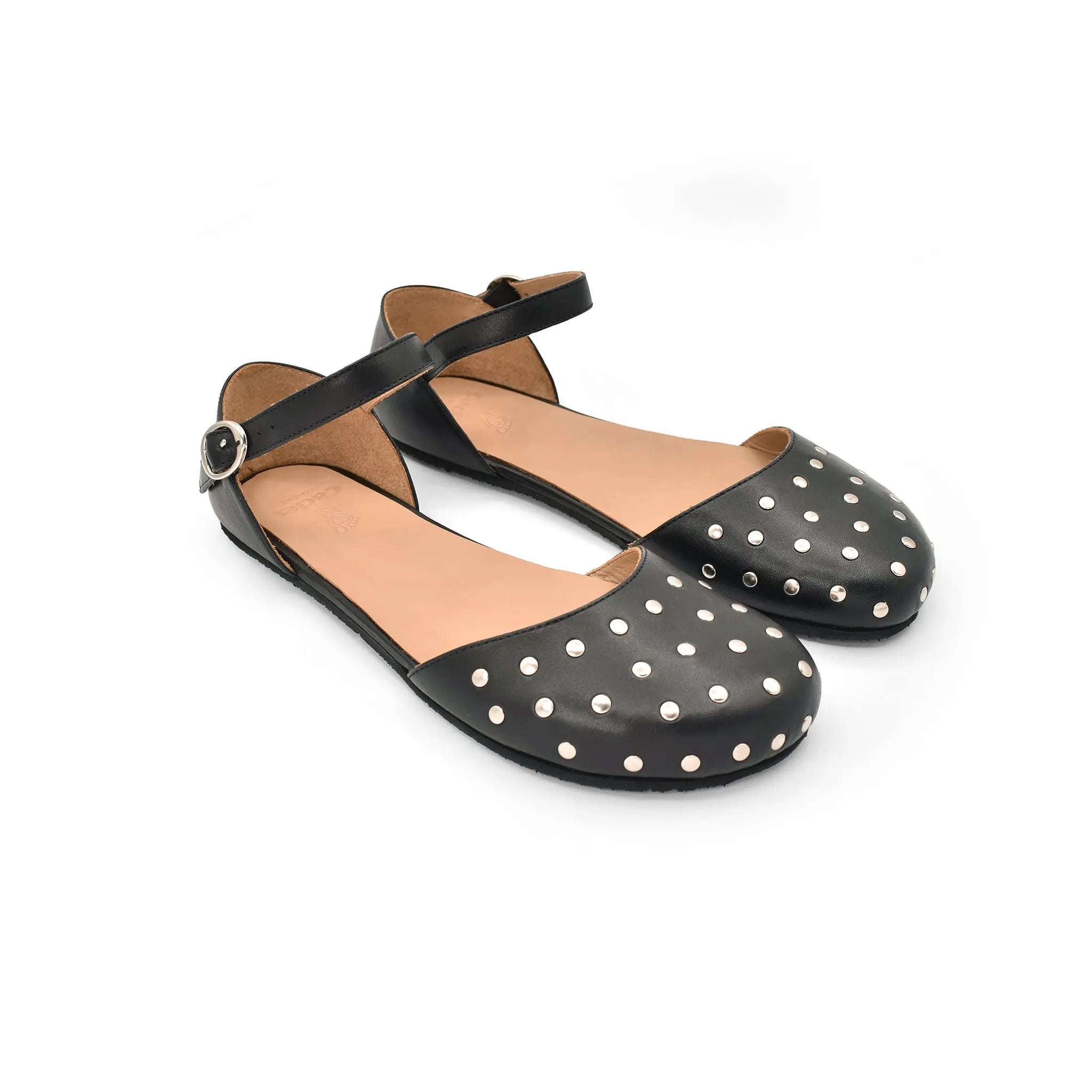 Cacles Barefoot - Tikal 2.0 Black Tacha - Bailarinas barefoot con tachas para mujer