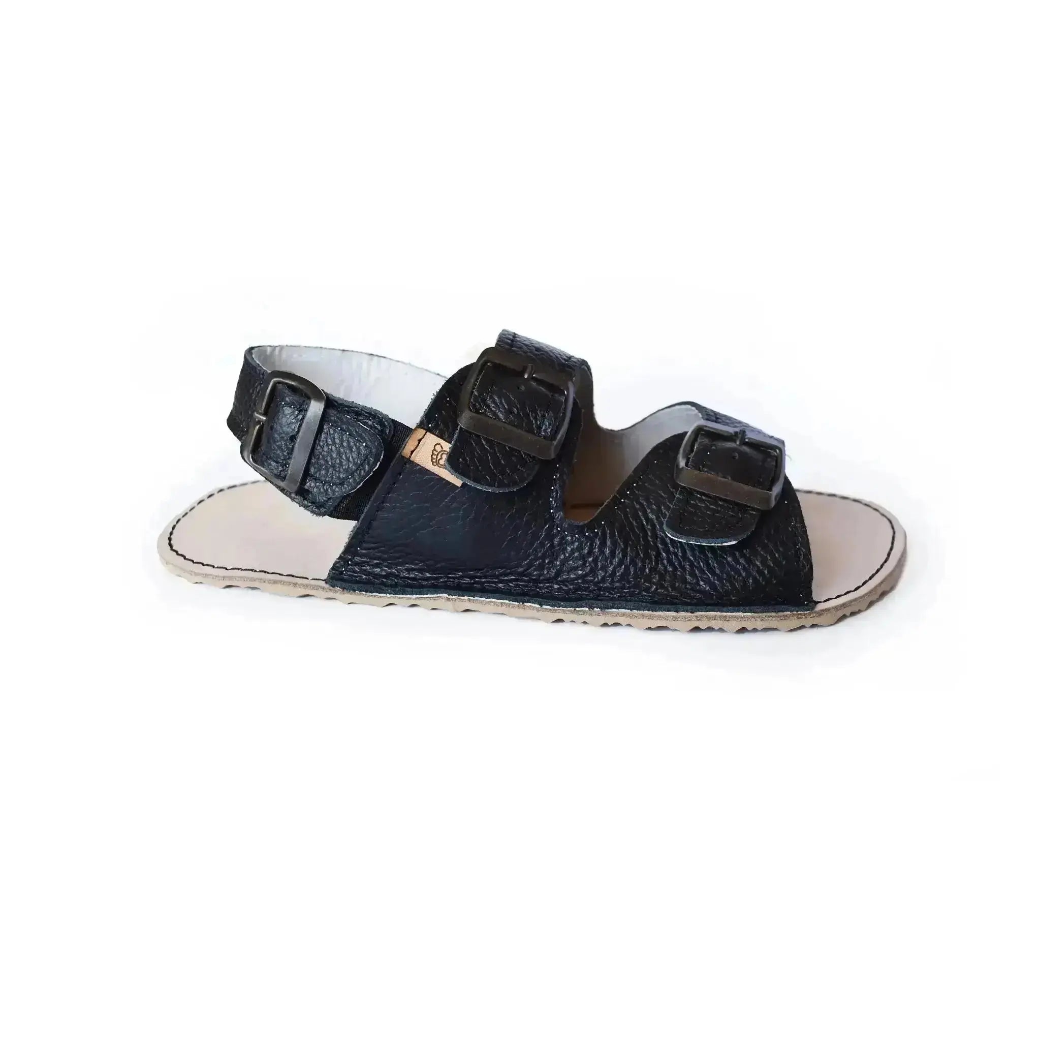 Cacles Barefoot - Cobá Black - Sandalias barefoot negras para mujer negras