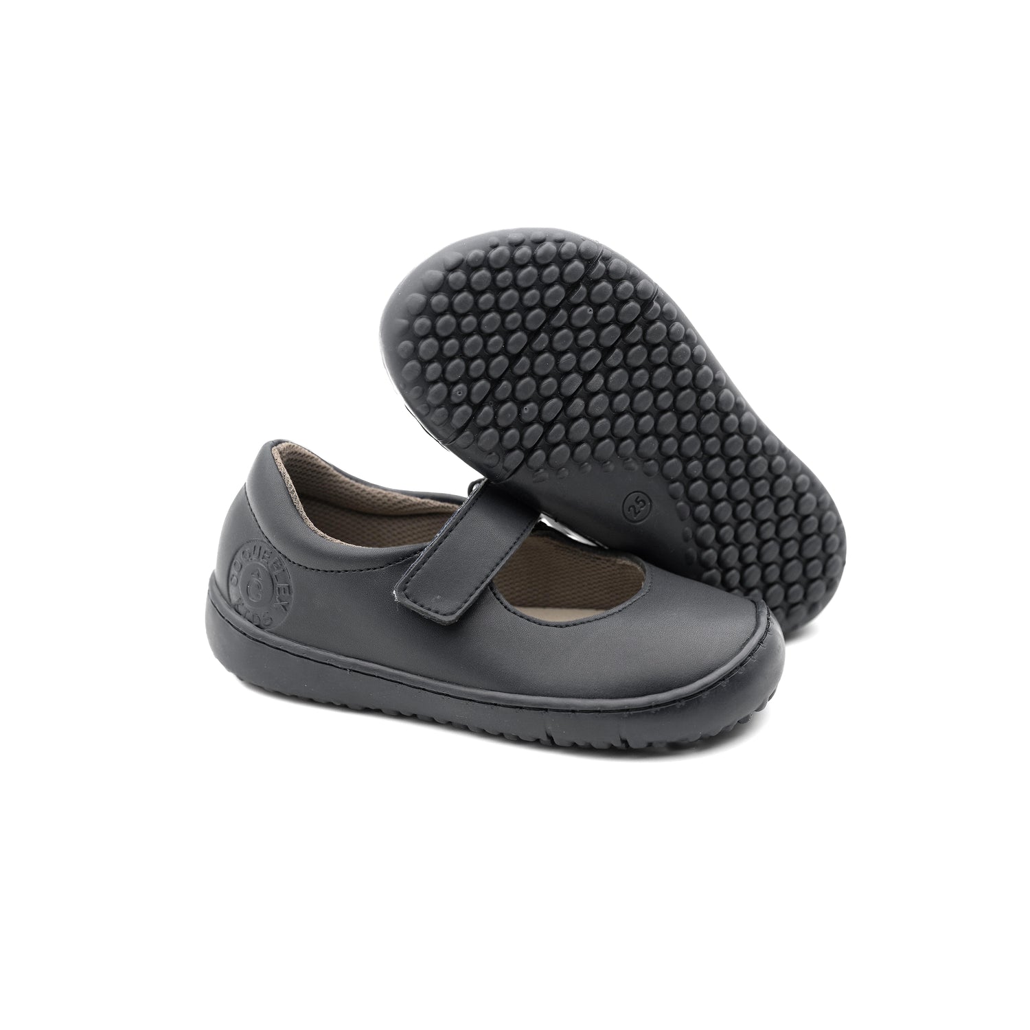 Coqueflex - Iker Negro - Merceditas colegiales respetuosas-Coqueflex-Cacles Barefoot-Tienda de calzado barefoot respetuoso minimalista