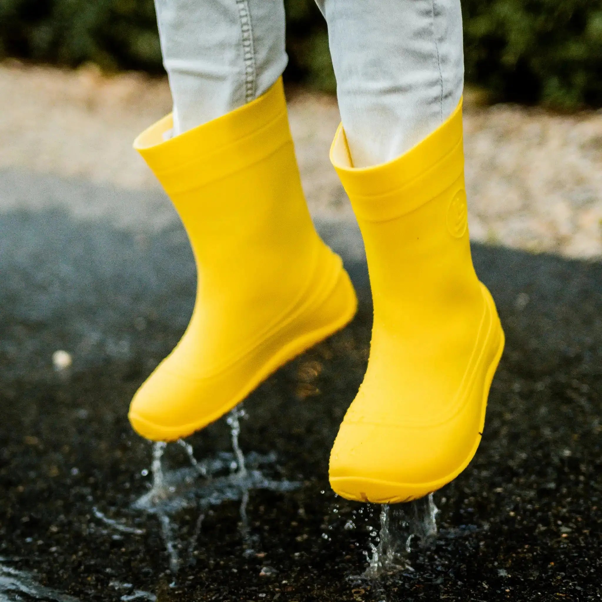Crave - Monsoon Yellow - Botas de lluvia barefoot