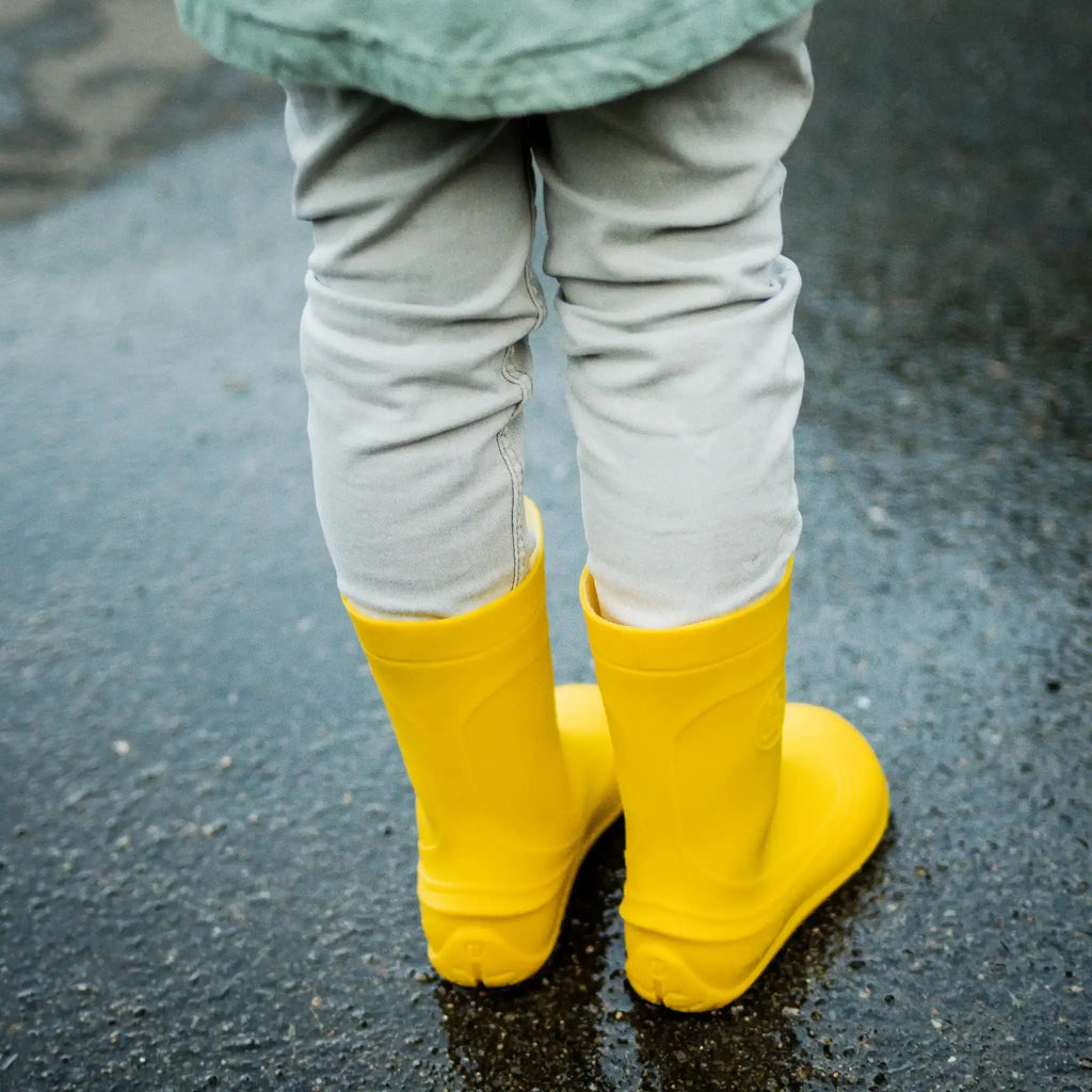 Crave - Monsoon Yellow - Botas de lluvia barefoot