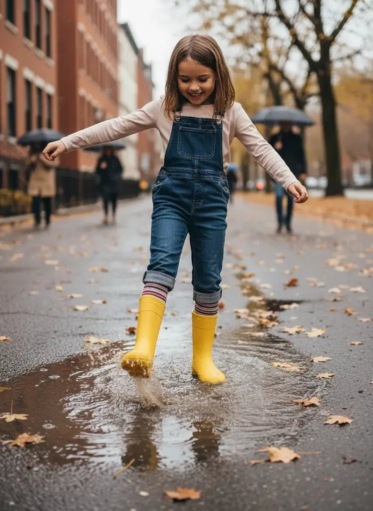 Crave - Monsoon Yellow - Botas de lluvia barefoot