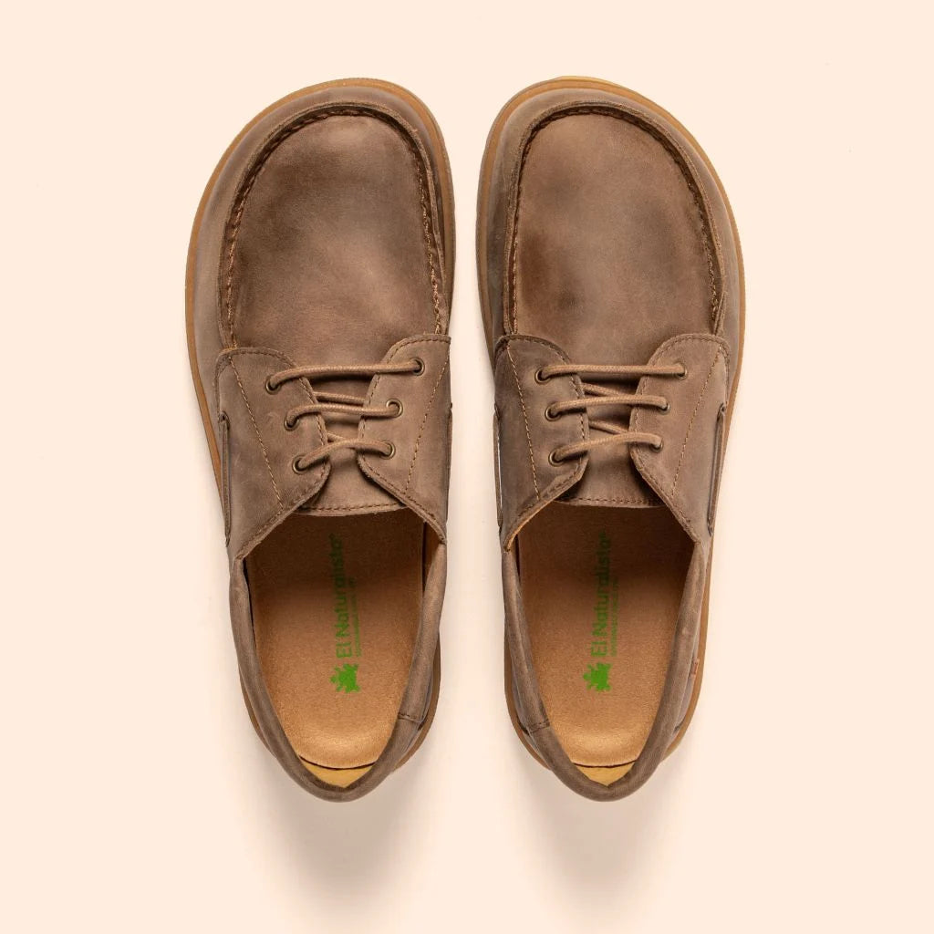 El Naturalista Nómada 5258 Arizona Stone - Náuticos barefoot unisex marrones-Zapatos-El Naturalista-Cacles Barefoot