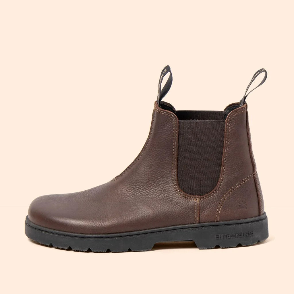 El Naturalista Nómada 5262A Alpine Grass Brown - Botines Chelsea barefoot de mujer marrones-Botas Chelsea-El Naturalista-36-Cacles Barefoot