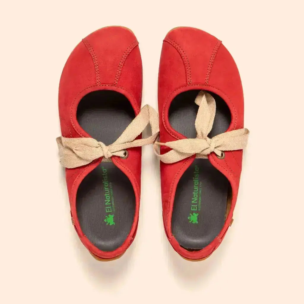 El Naturalista - Ondina Nobuck Tibet - Merceditas barefoot de cordones