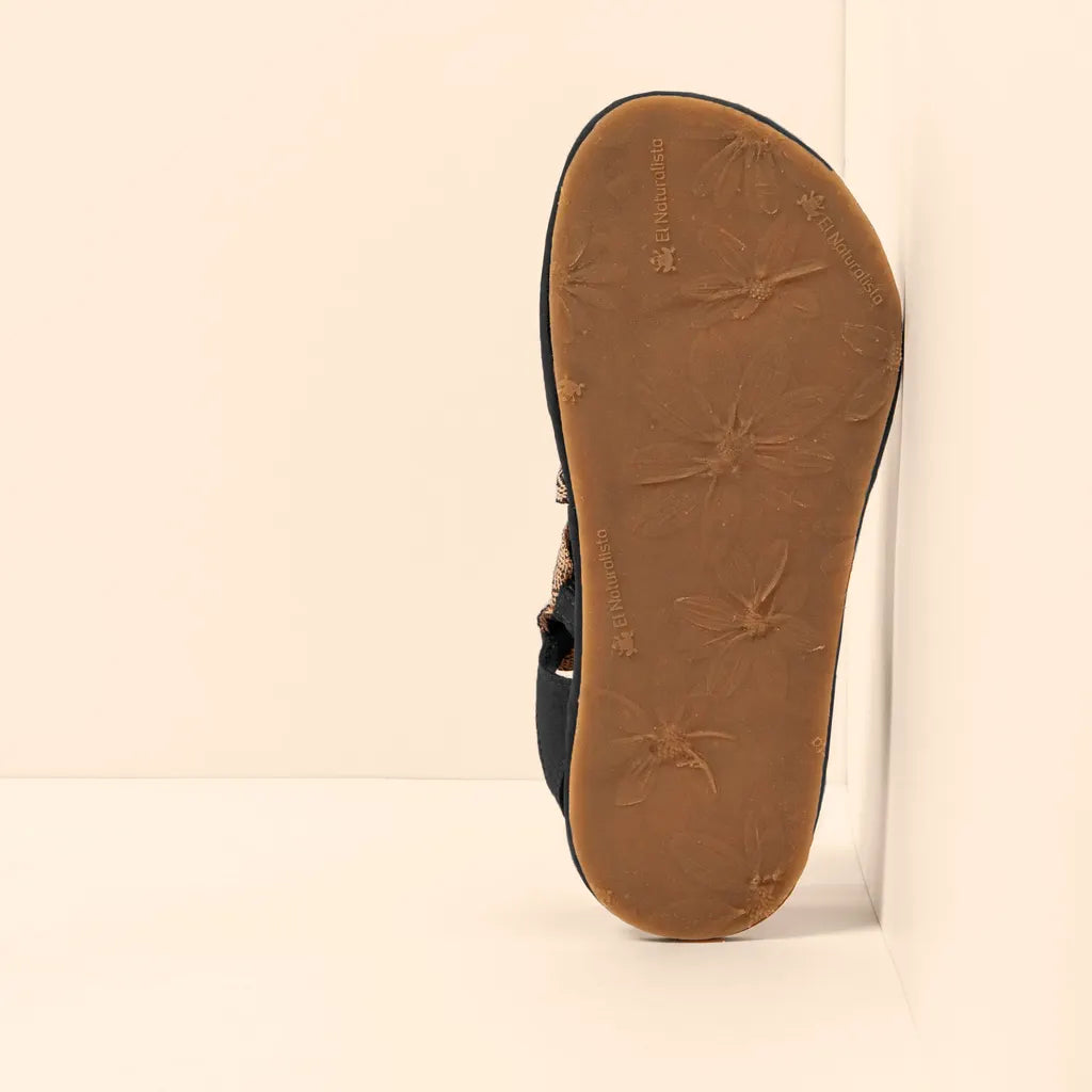 El Naturalista - Satya Black - Sandalias barefoot cinta