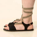 El Naturalista - Satya Noir - Sandales barefoot à lacets