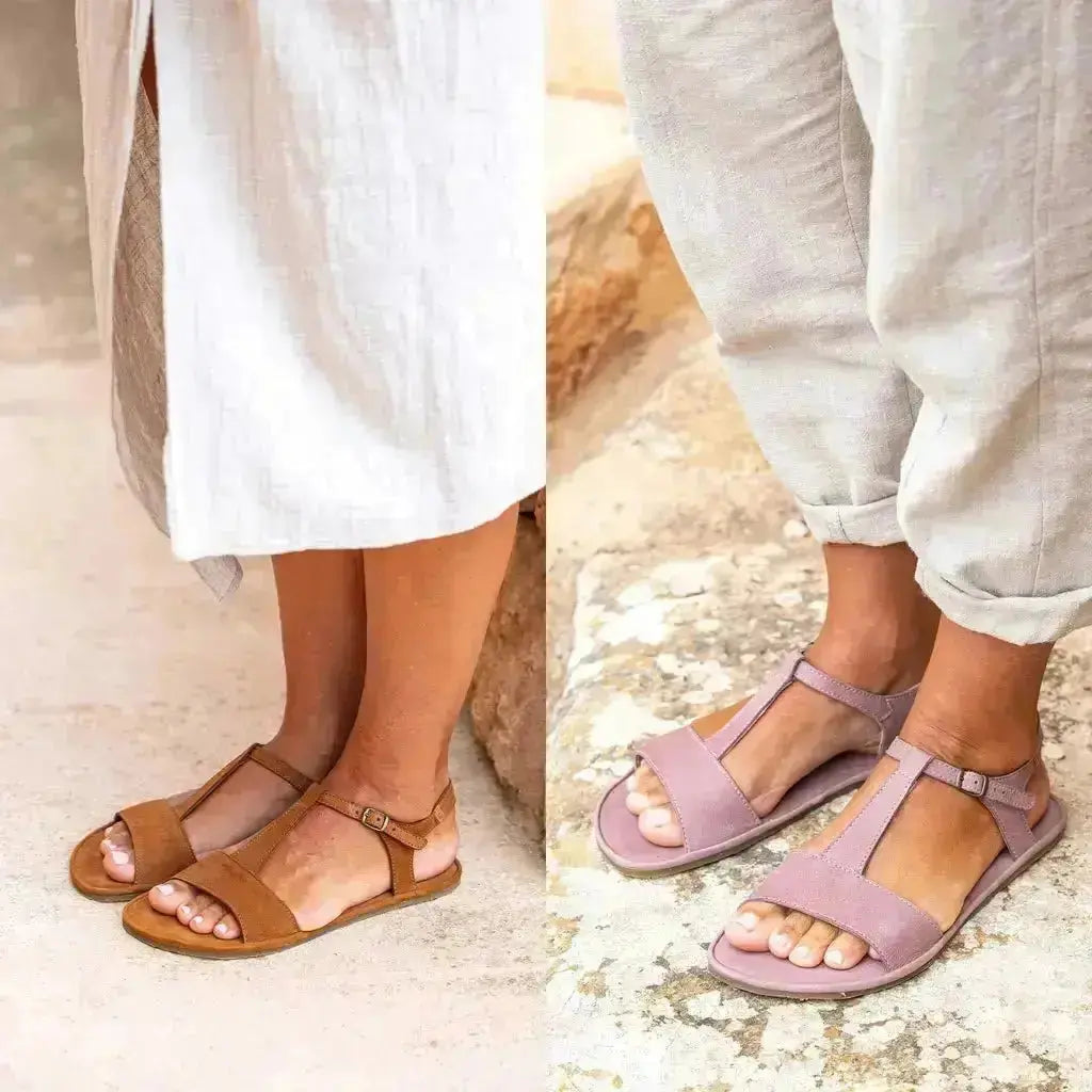 El Naturalista - Satya Cuero - Sandalias barefoot de nobuck