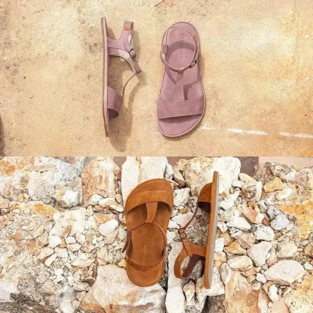 El Naturalista - Satya Cuero - Sandalias barefoot de nobuck