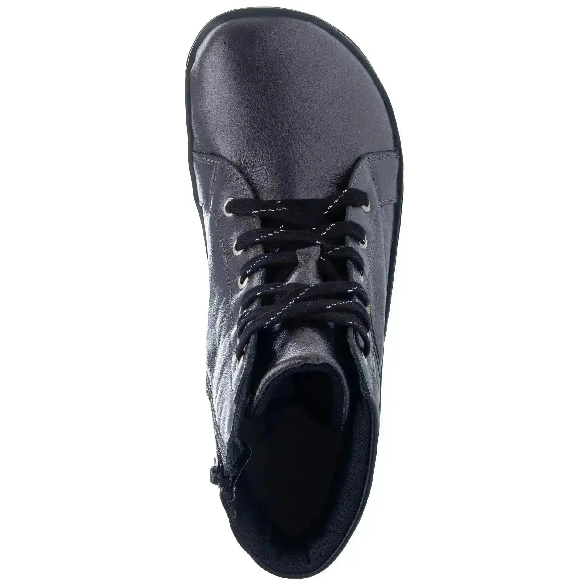 Fare Bare - AVILA All Year Metal Black - Botines barefoot bajos sin forro