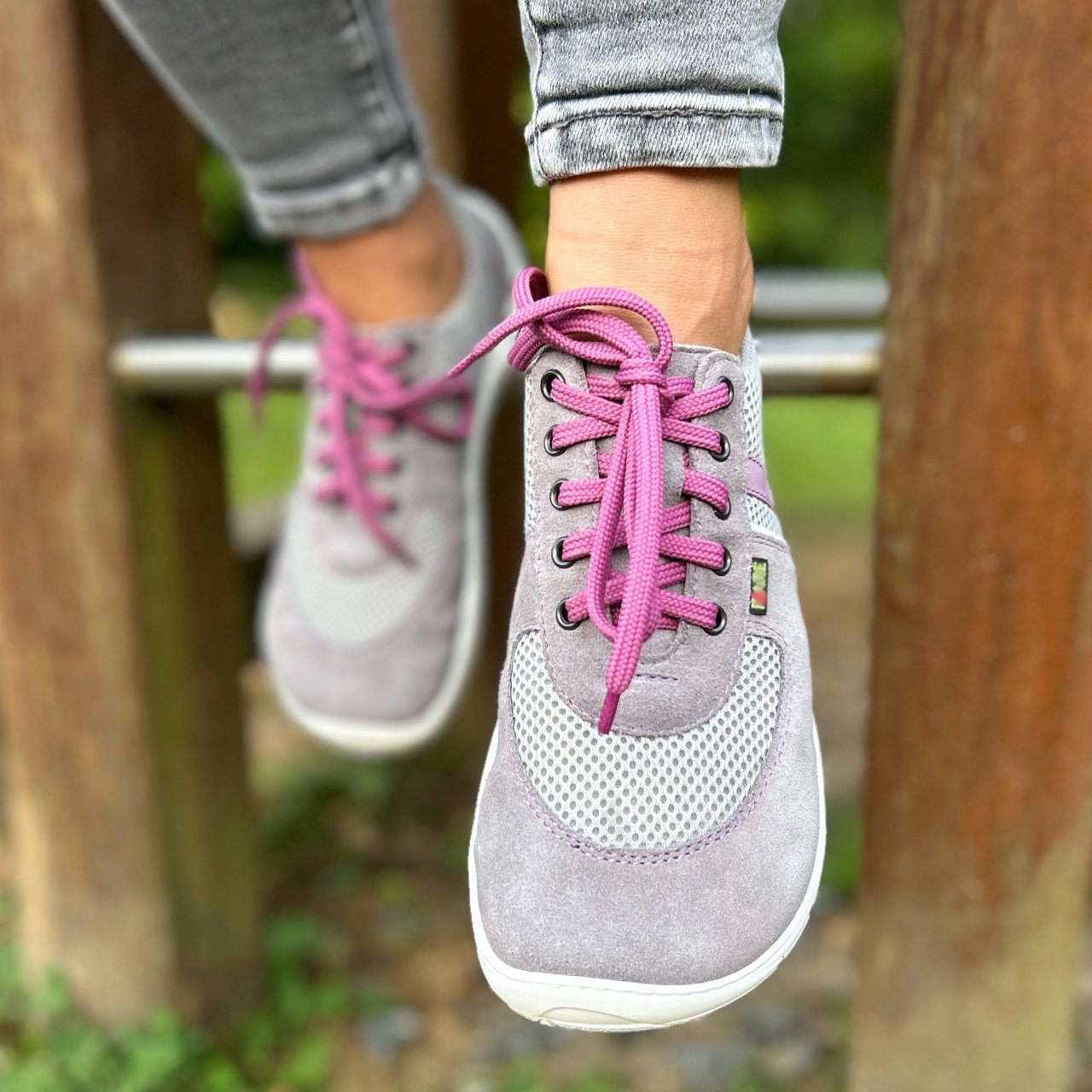 Fare Bare - Aerasky Grey - Deportivas barefoot ligeras - Cacles Barefoot