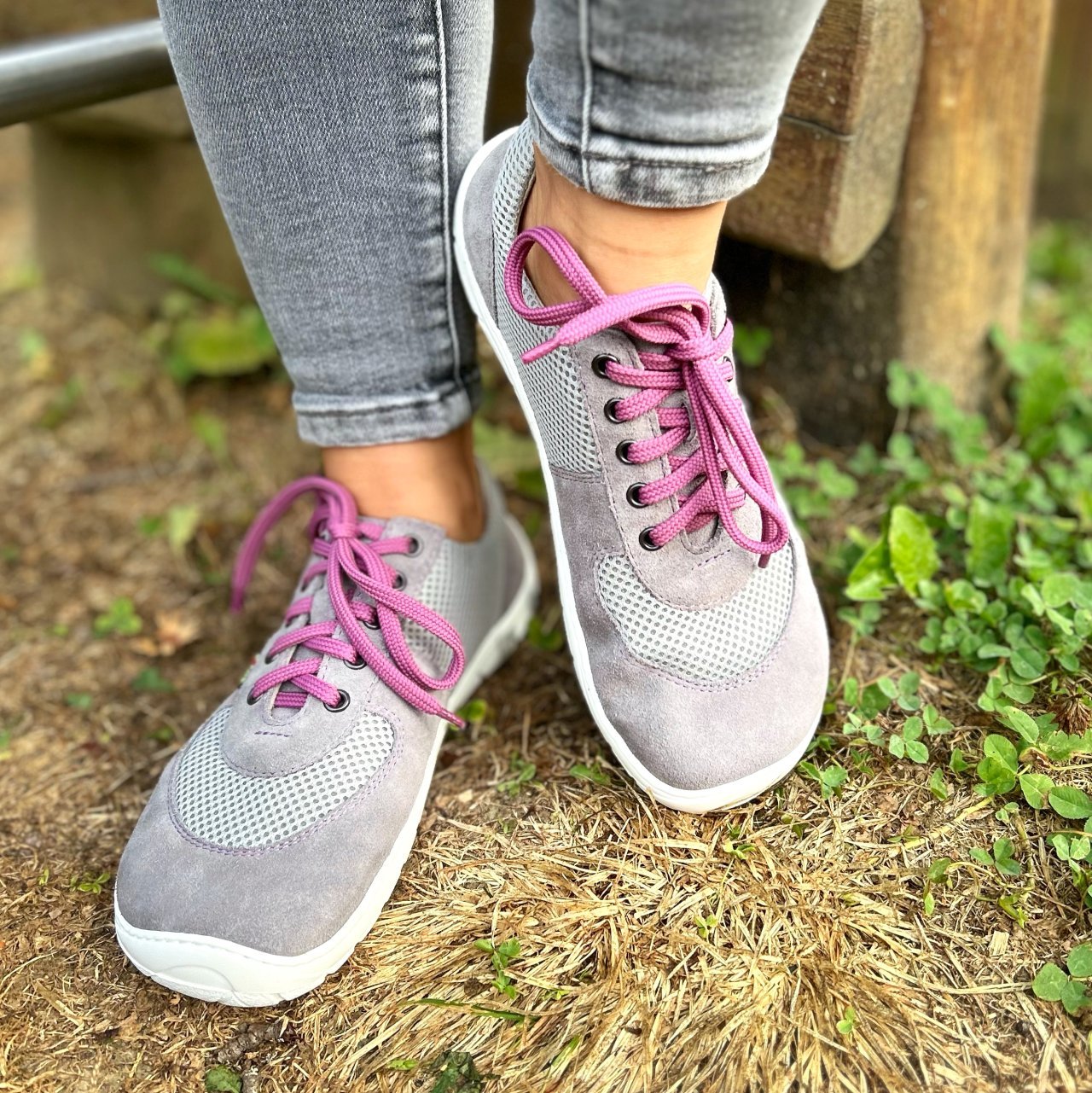 Fare Bare - Aerasky Grey - Deportivas barefoot ligeras - Cacles Barefoot