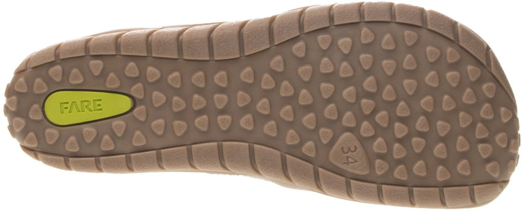 Fare Bare Aspenky Beige - Botines barefoot impermeables calientes unisex beige