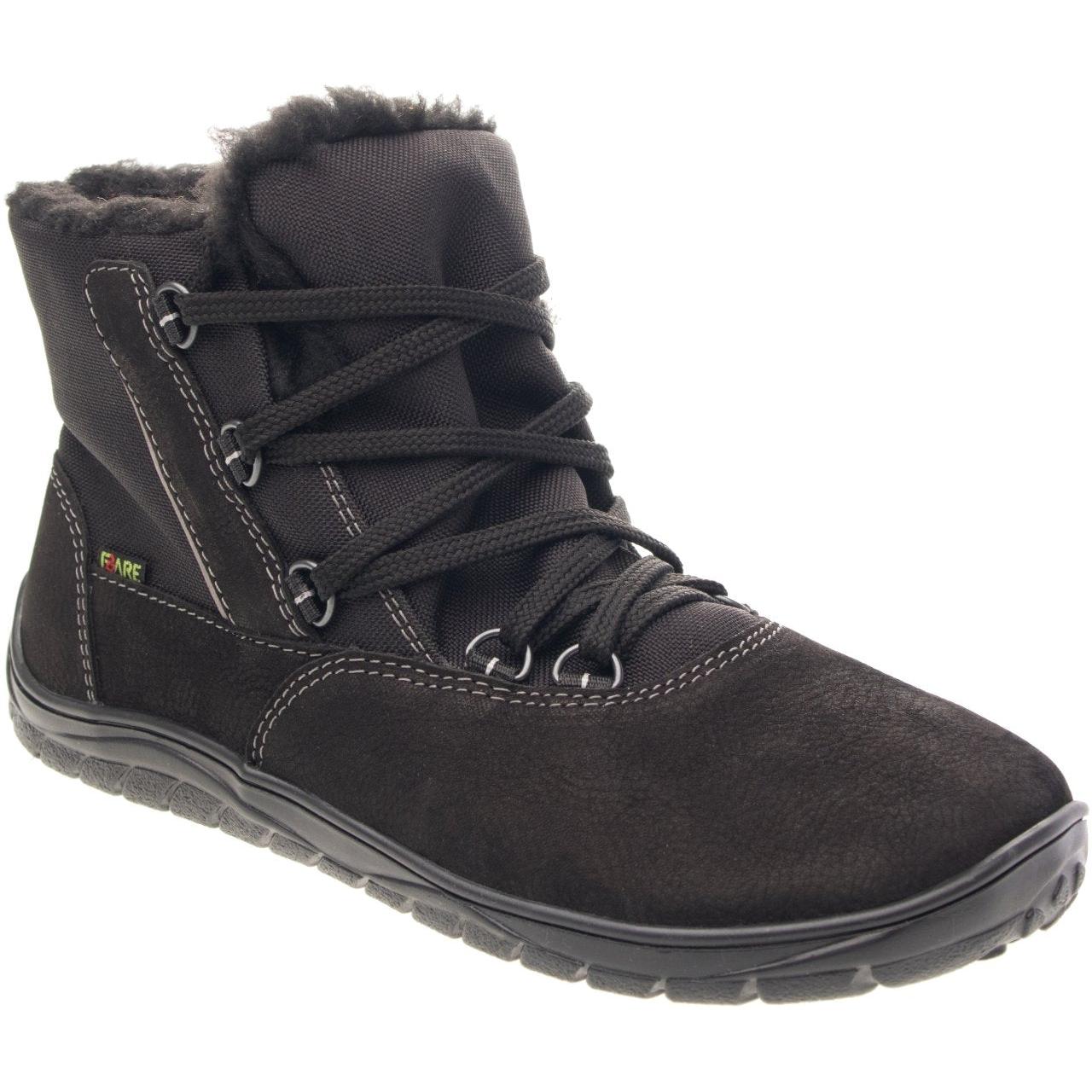 Fare Bare - Aspenky Black - Botines unisex con membrana y forro invernal