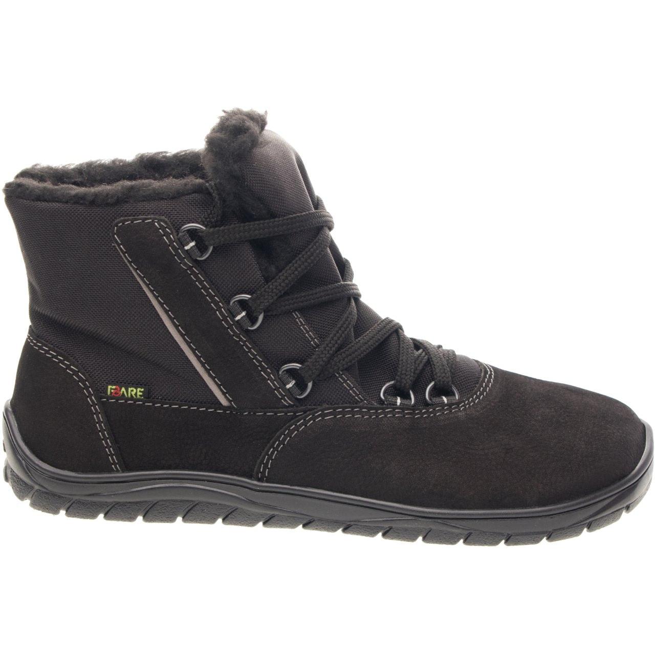 Fare Bare - Aspenky Black - Botines unisex con membrana y forro invernal
