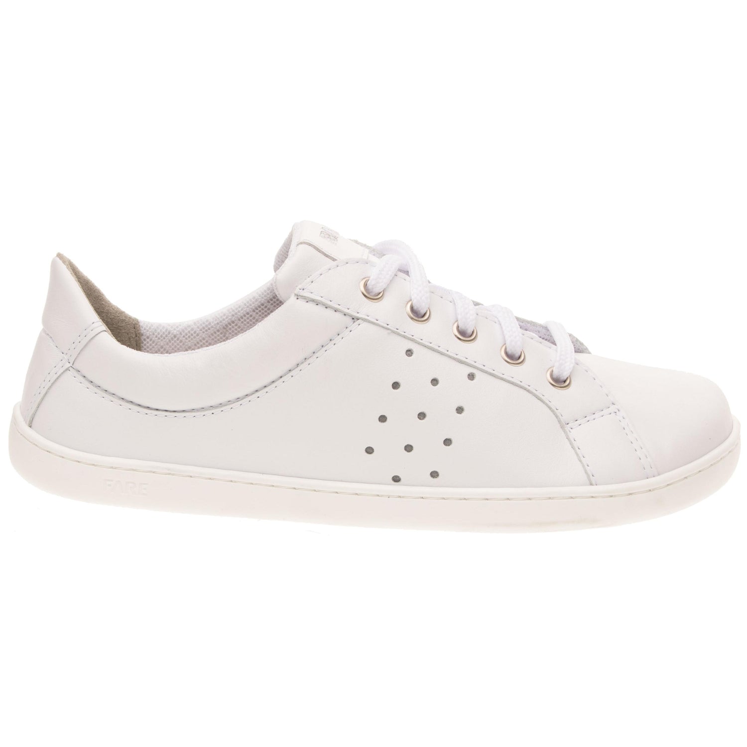 Fare Bare - B5712184 Tiana Blanco - Deportivas barefoot cuero-Fare Bare-Cacles Barefoot-Tienda de calzado barefoot respetuoso minimalista