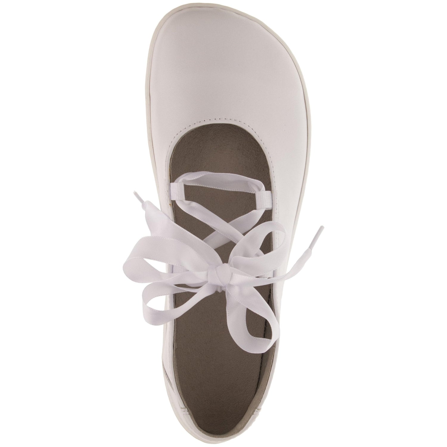 Fare Bare - Ballerinas Bianca White - Bailarinas barefoot cuero