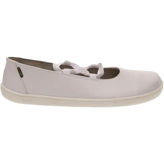 Fare Bare - Ballerinas Bianca White - Bailarinas barefoot cuero