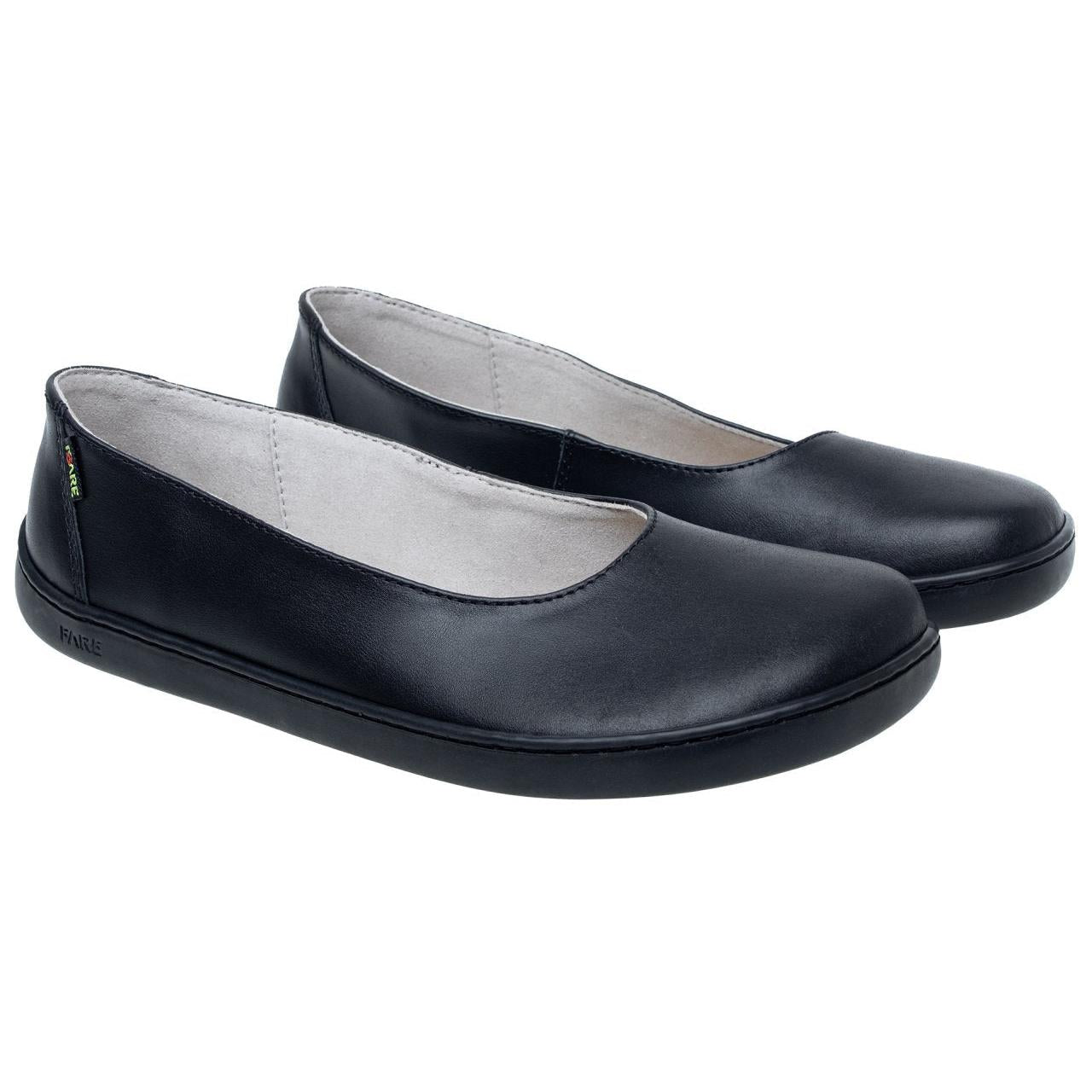 Fare Bare Ballerinas Black - Bailarinas barefoot de cuero