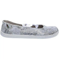 Fare Bare Ballerinas Silver White - Bailarinas barefoot de cuero para mujer plateadas