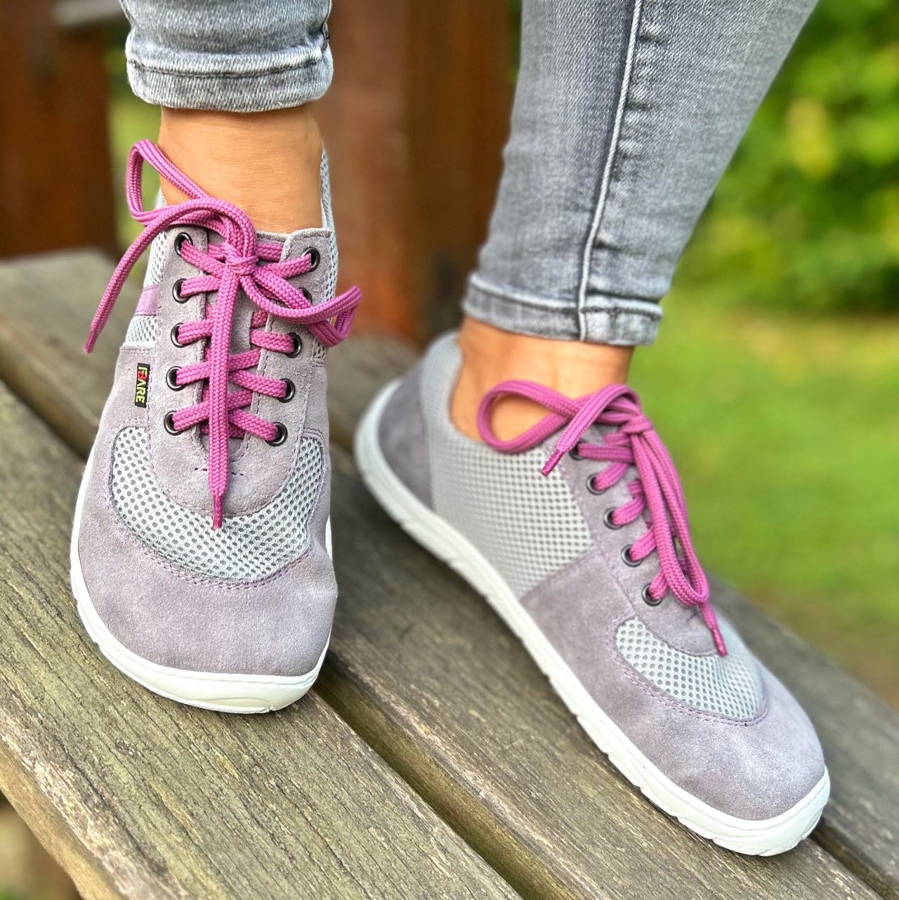 Fare Bare - Basic B Grey - Deportivas barefoot ligeras-Fare Bare-Cacles Barefoot-Tienda de calzado barefoot respetuoso minimalista