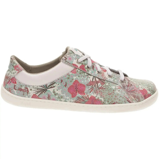 Fare Bare - Elegant Azura Flower - Deportivas barefoot de piel