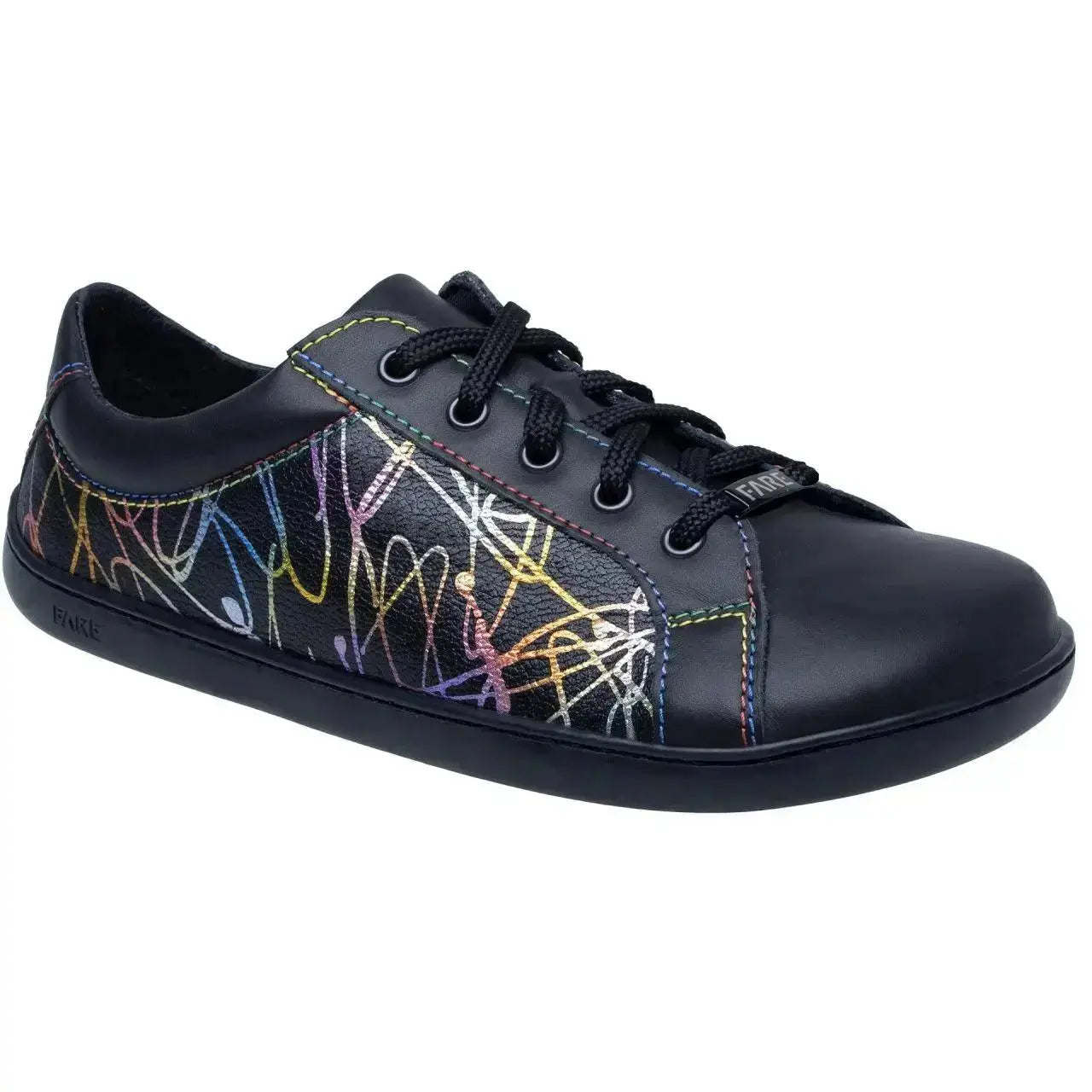 Fare Bare - Elegant Black Ltd. Edition - Deportivas barefoot de piel