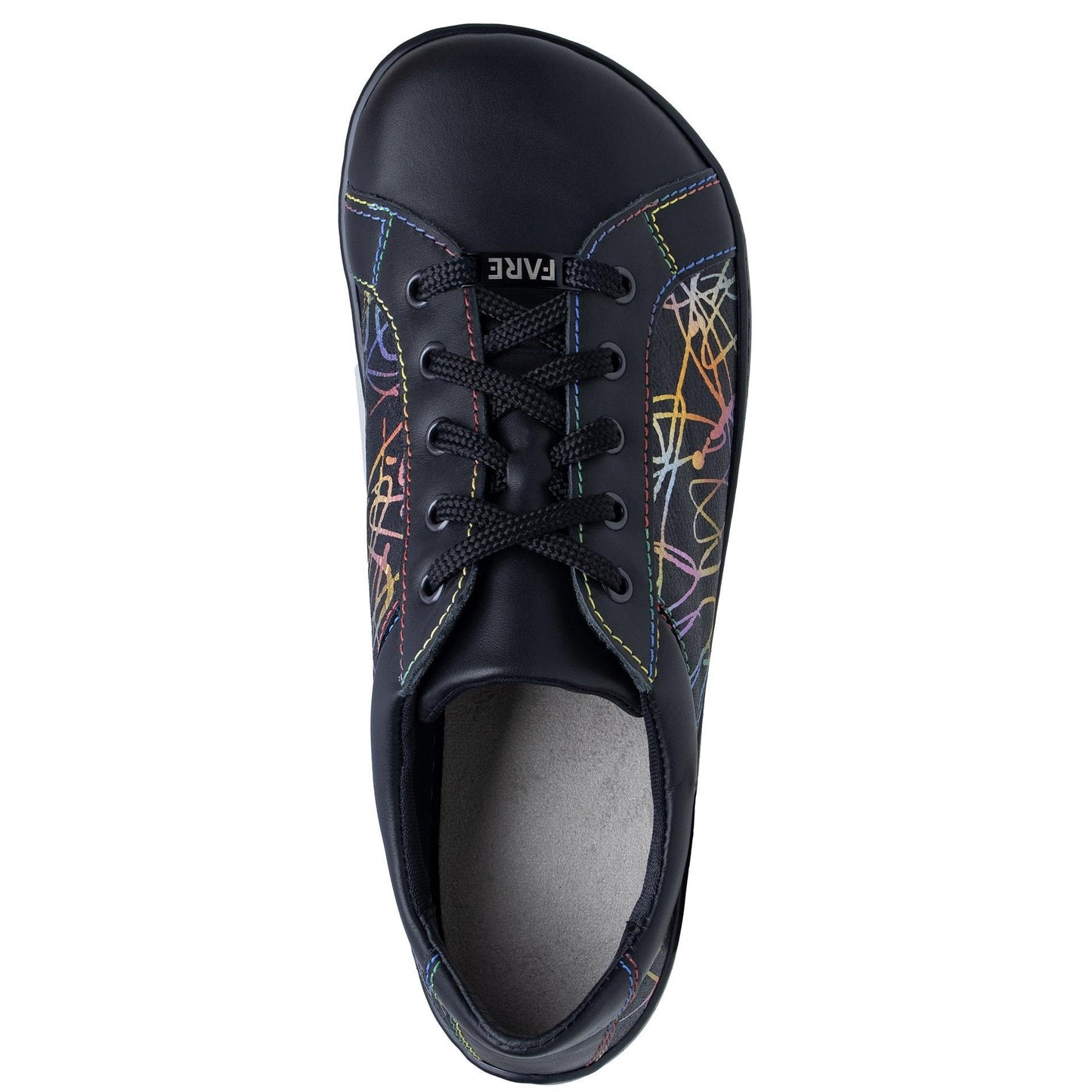 Fare Bare - Elegant Black Ltd. Edition - Deportivas barefoot de piel